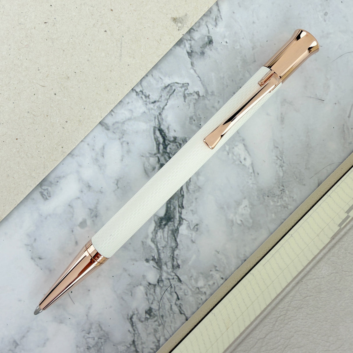Graf von Faber-Castell Guilloche Ballpoint Pen - Champagne Blush