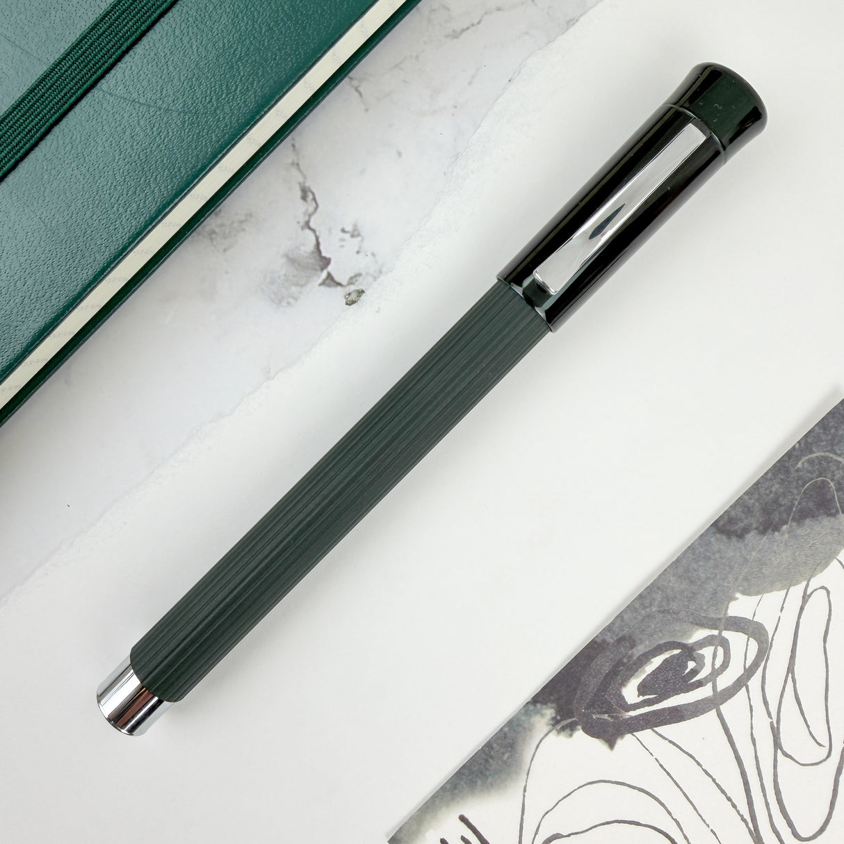 Graf von Faber-Castell Tamitio Fountain Pen - Dark Green