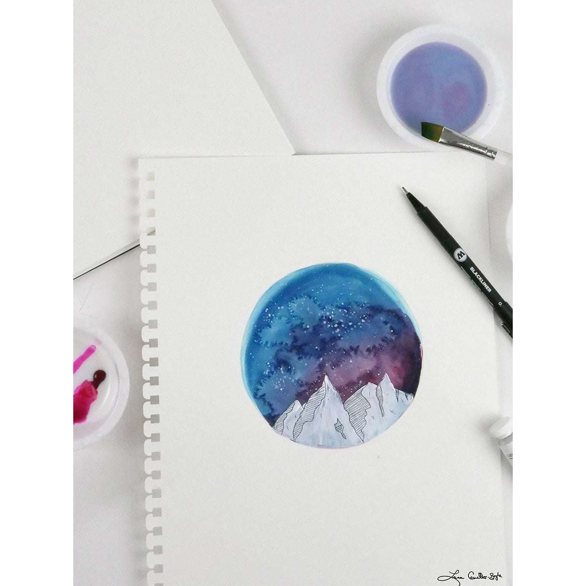 Grumbacher Mixed Media Wire Bound Pad (7" x 10")