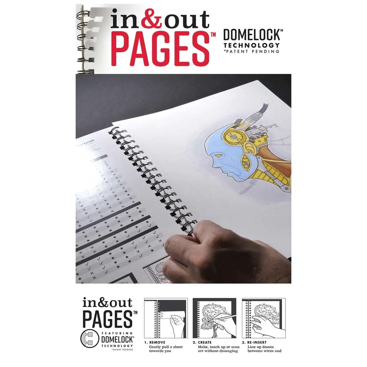 Grumbacher Mixed Media Wire Bound Pad (7" x 10")