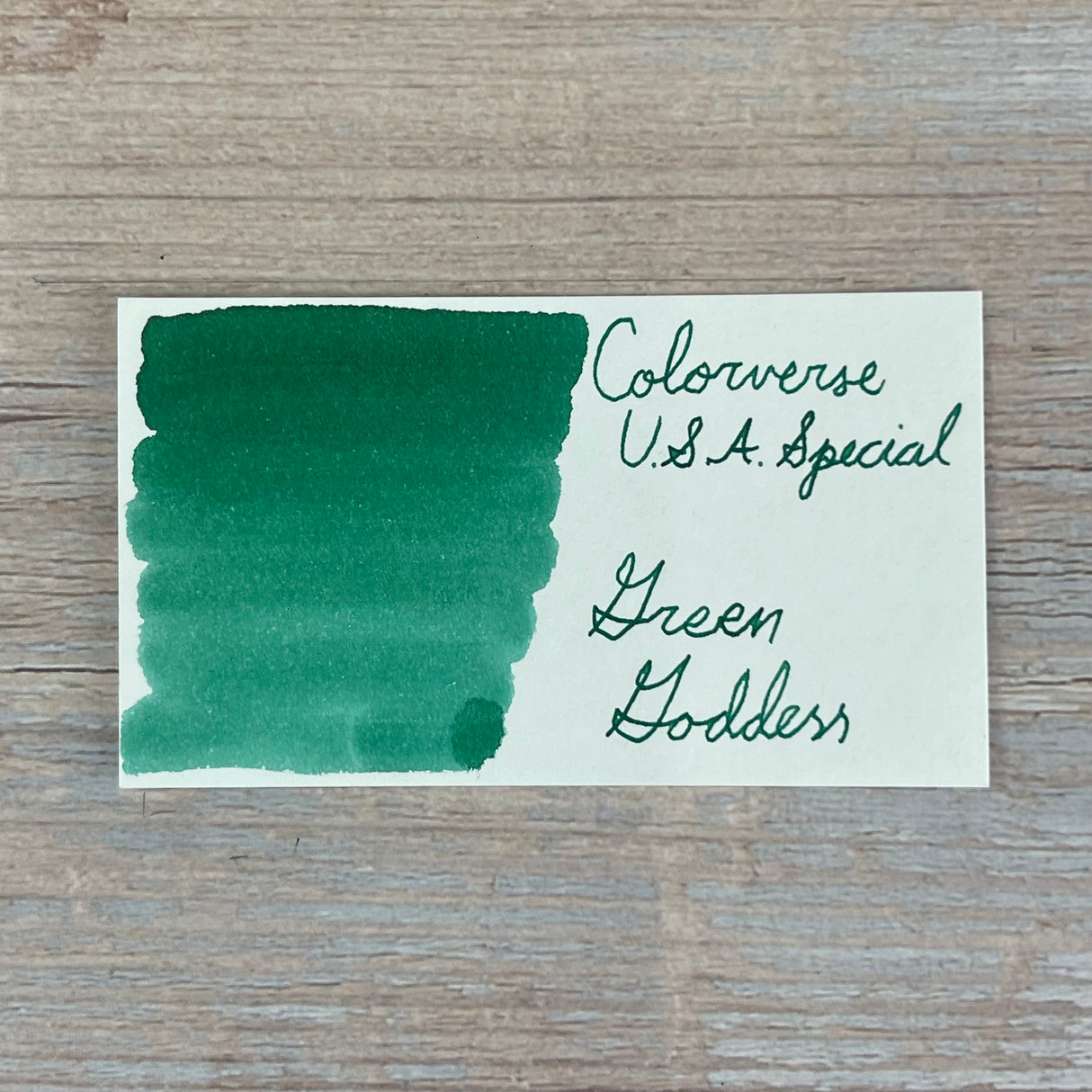 Colorverse USA Green Goddess (New York) - 15ml Bottled Ink