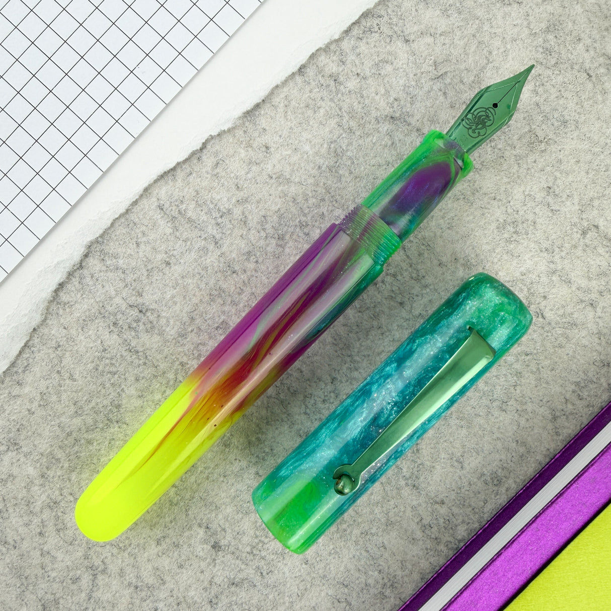 Hinze Pen Company Fountain Pen - Chopped