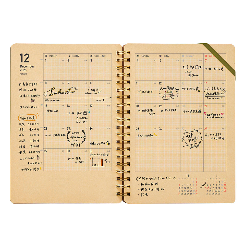 Kleid Kraft Work Diary - B6