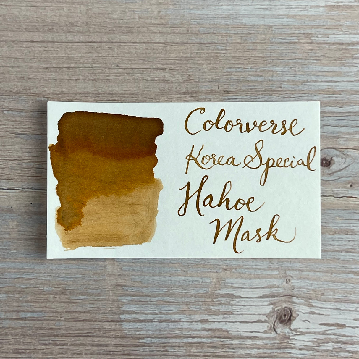 Colorverse 15ml Korea Special Bottled Ink - Hahoe Mask