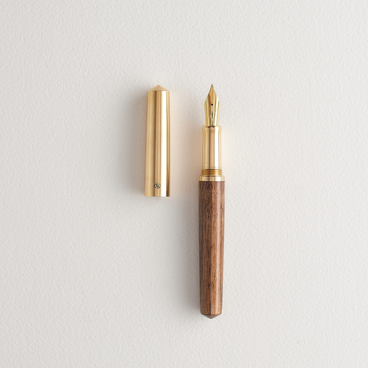 Tom's Studio Studio Handmade Fountain Pen - Walnut