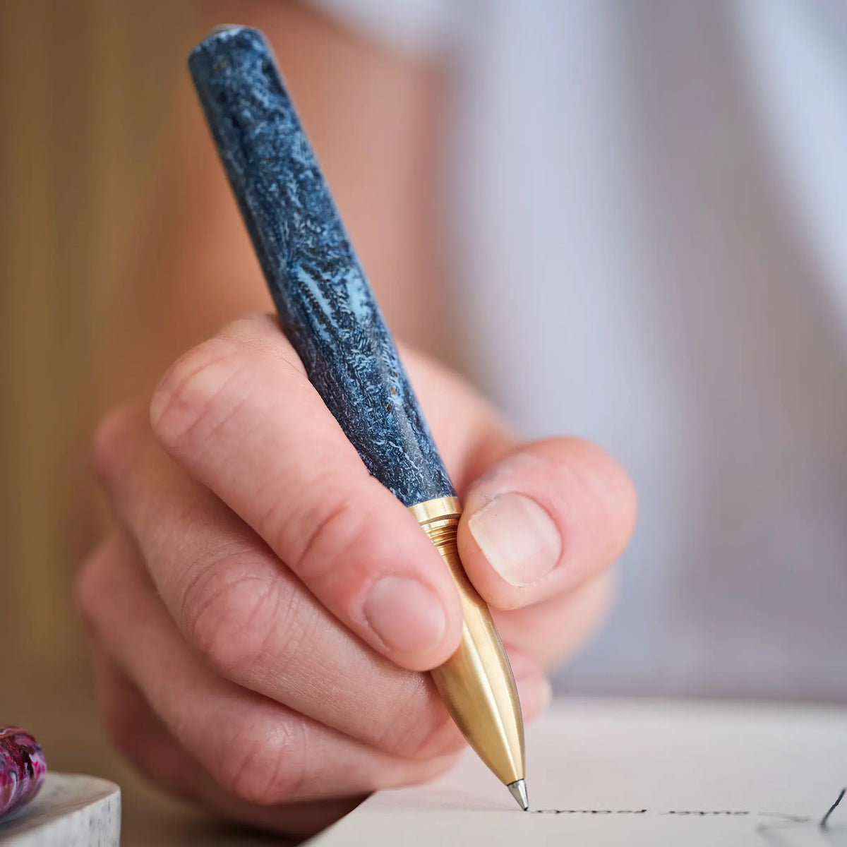 Tom's Studio Studio Handmade Rollerball - Fabreco Blue Denim