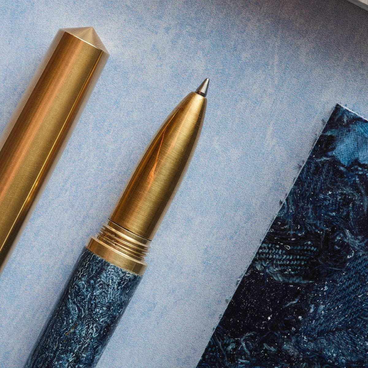 Tom's Studio Studio Handmade Rollerball - Fabreco Blue Denim
