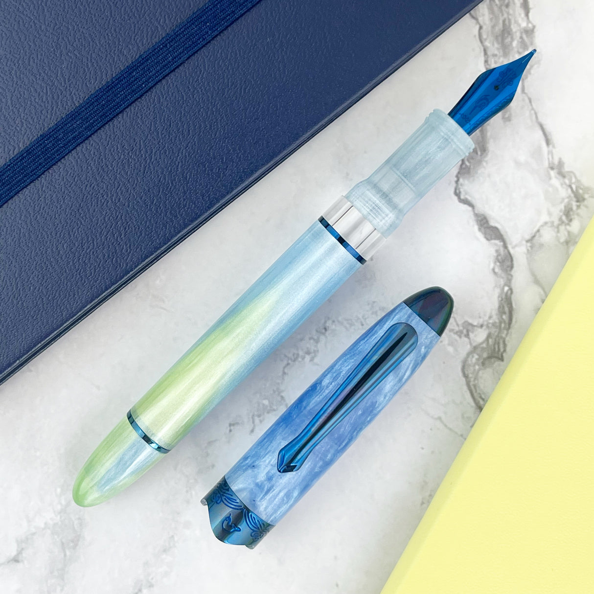 Nahvalur (Narwhal) Horizon Fountain Pen - Habitat (Limited Edition)