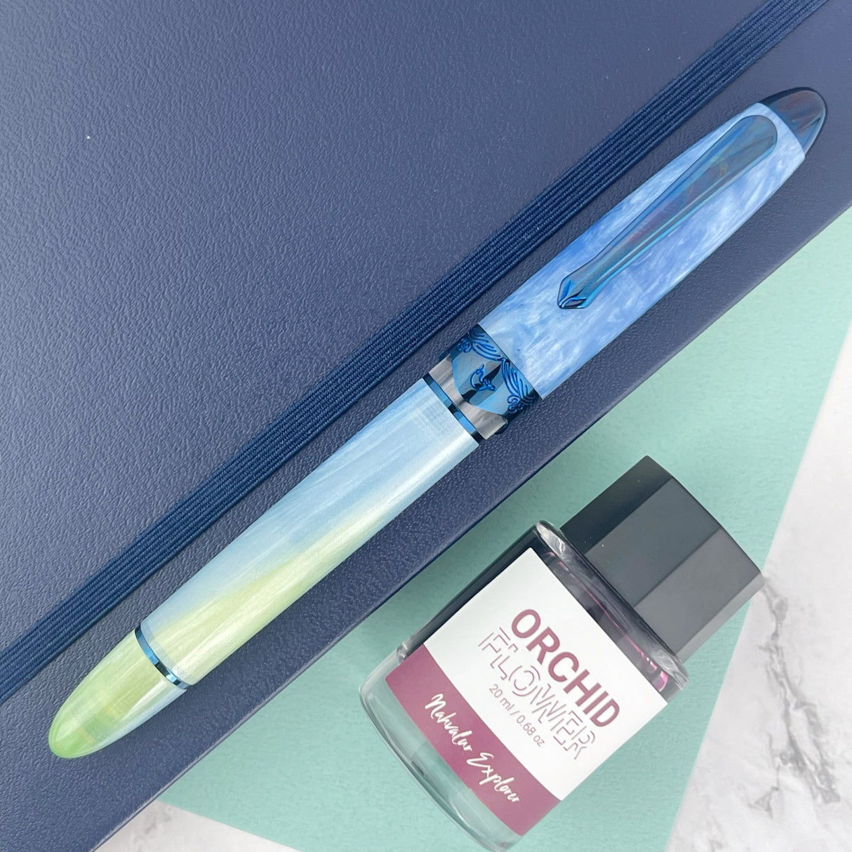 Nahvalur (Narwhal) Horizon Fountain Pen - Habitat (Limited Edition)