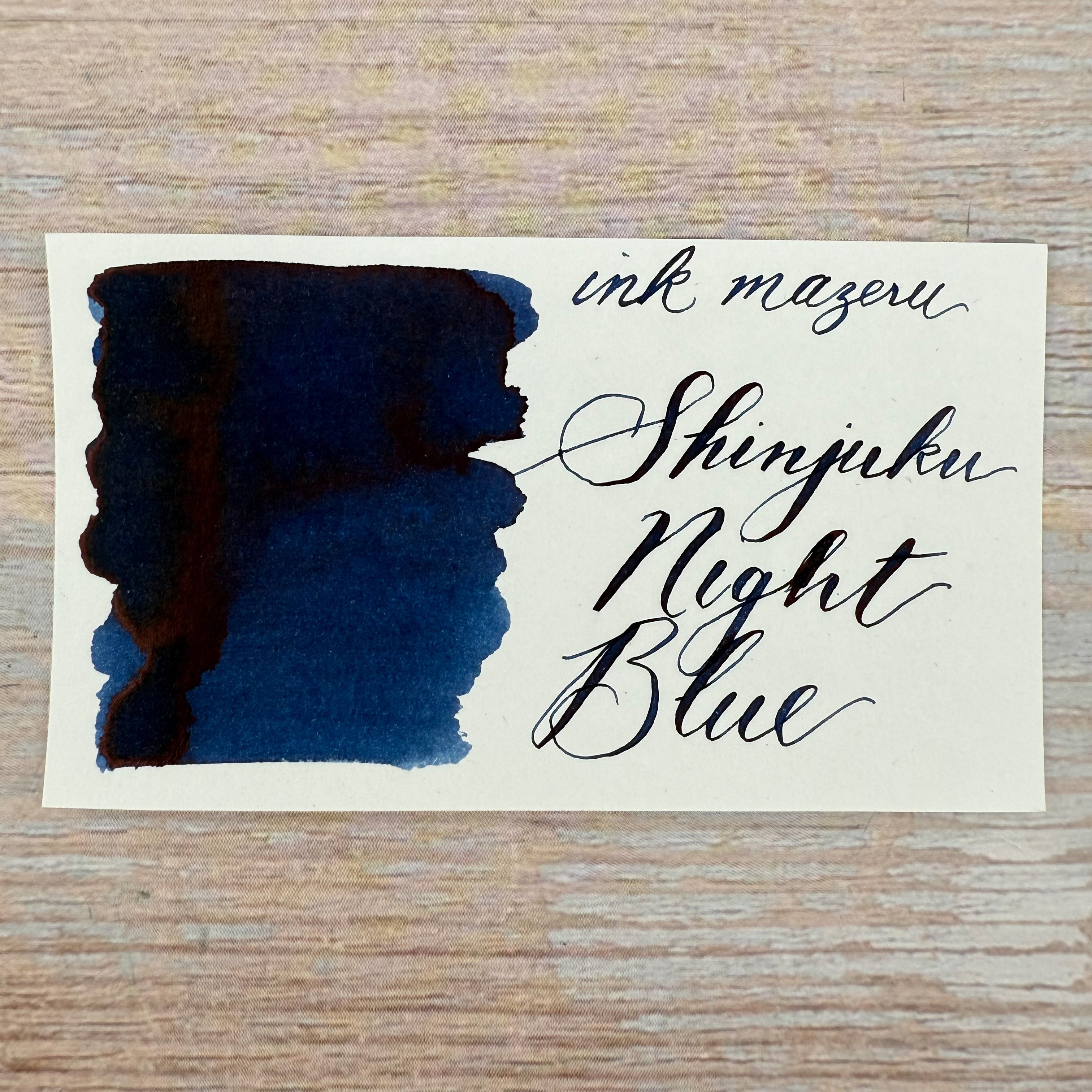 Ink Mazeru 18ml Bottled Ink - Shinjuku Night Blue – Atlas Stationers