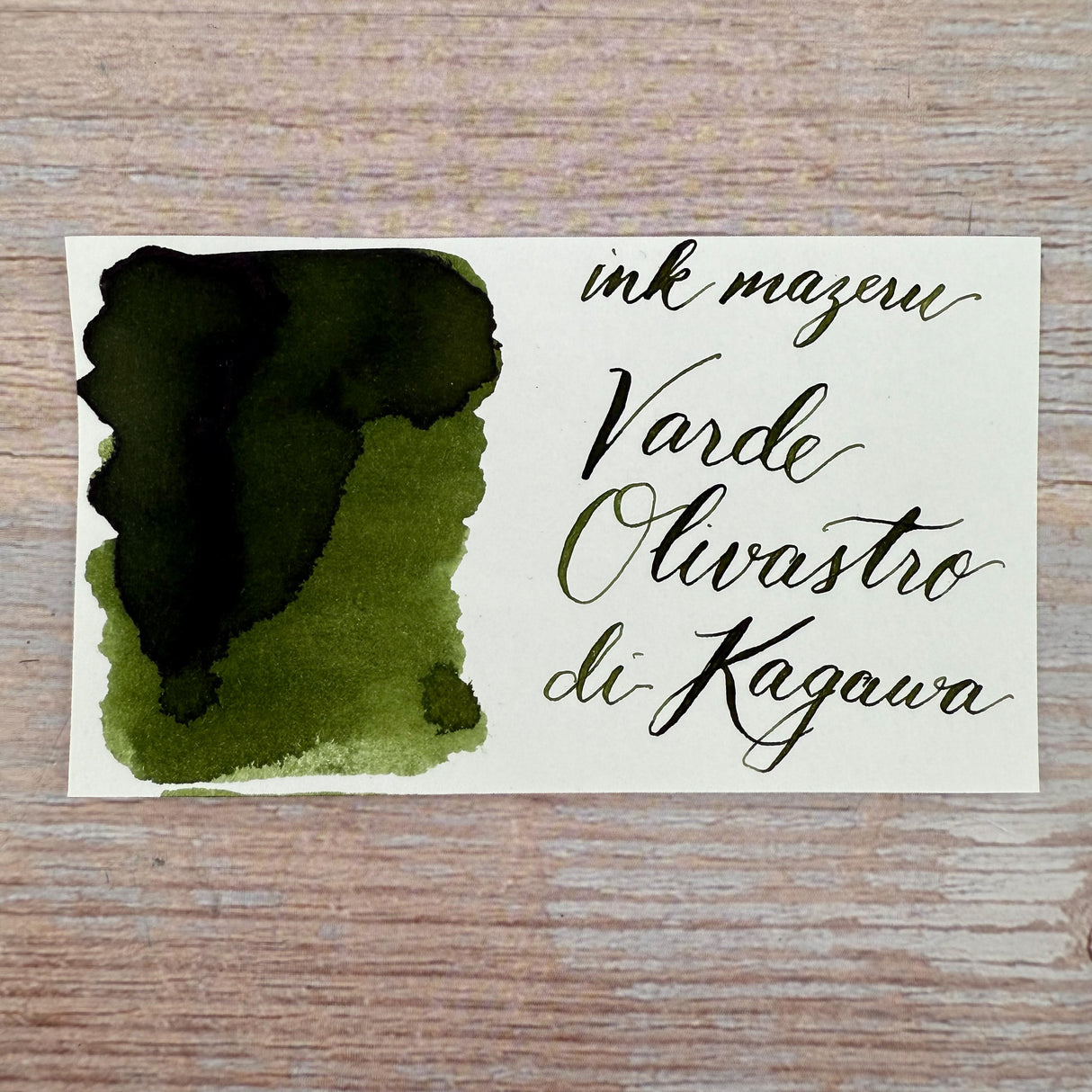 Ink Mazeru 18ml Bottled Ink - Varde Olivastro di Kagawa