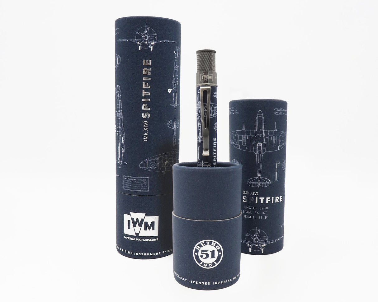 Retro 51 Tornado Rollerball Pen - Imperial War Museums - Spitfire Blueprint