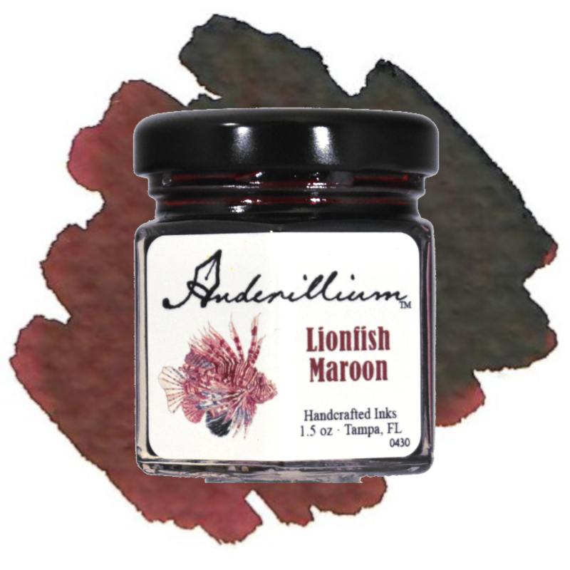 Anderillium Lionfish Maroon - 1.5 Oz Bottled Ink