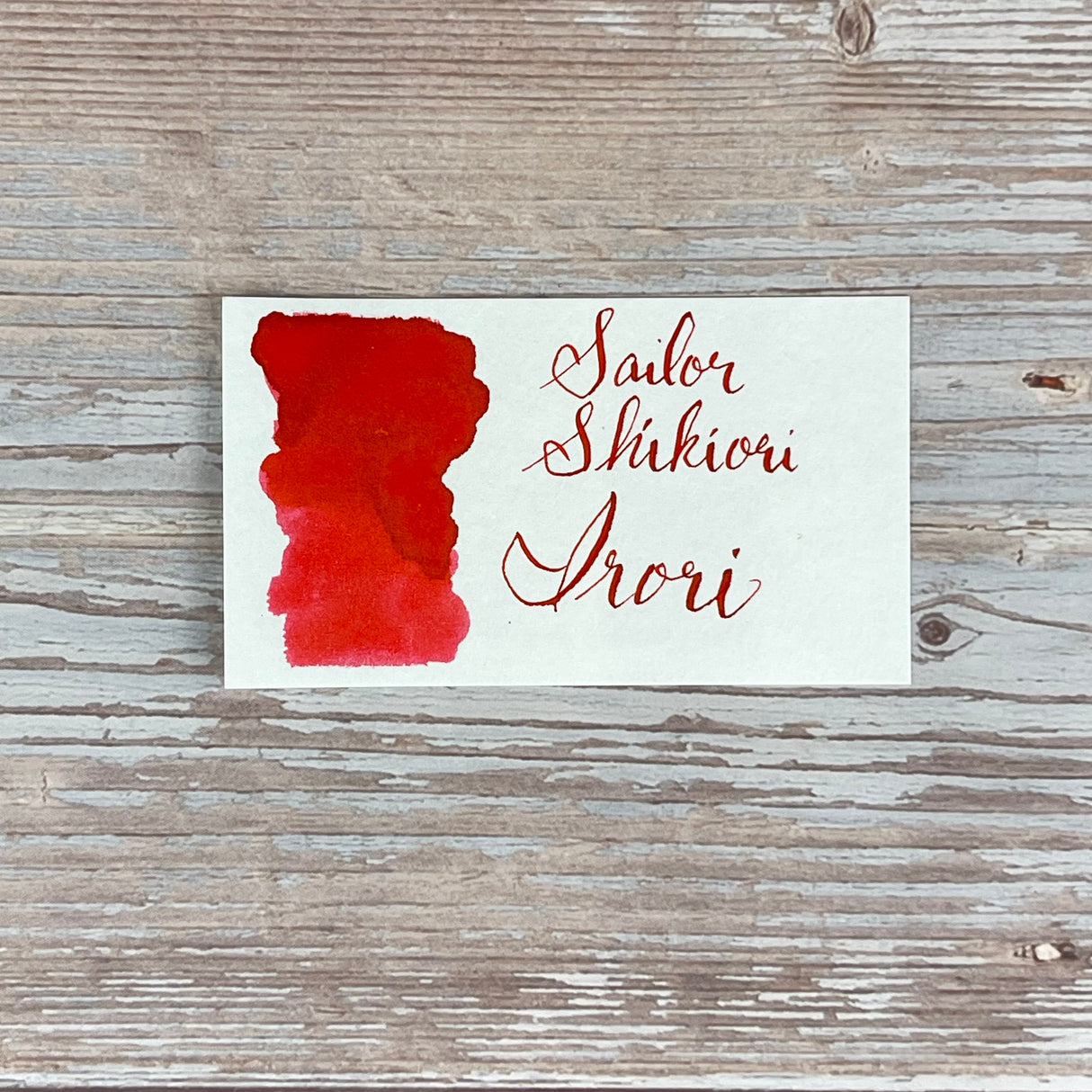Sailor Shikiori Ink Cartridges - Irori (Red) (New)