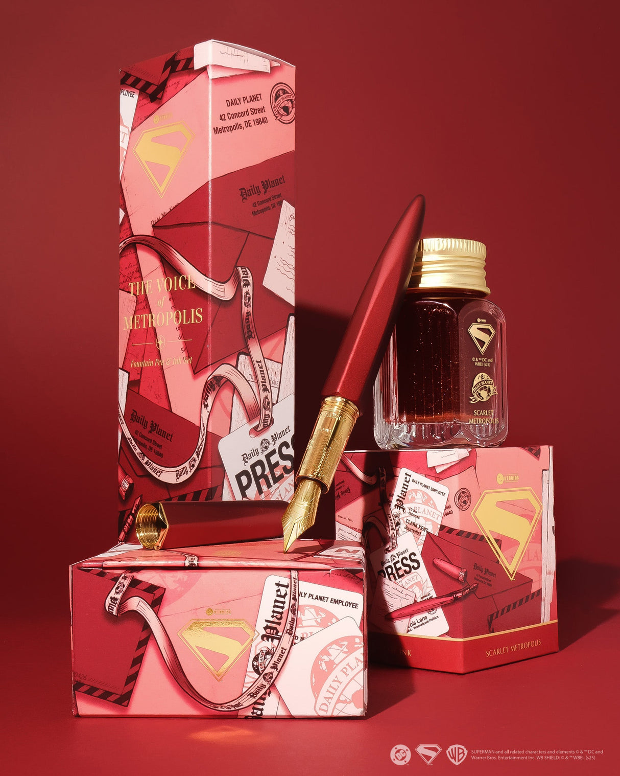 Ferris Wheel Press Superman Fountain Pen Set - The Voice of Metropolis (Special Edition)(Doorbuster)