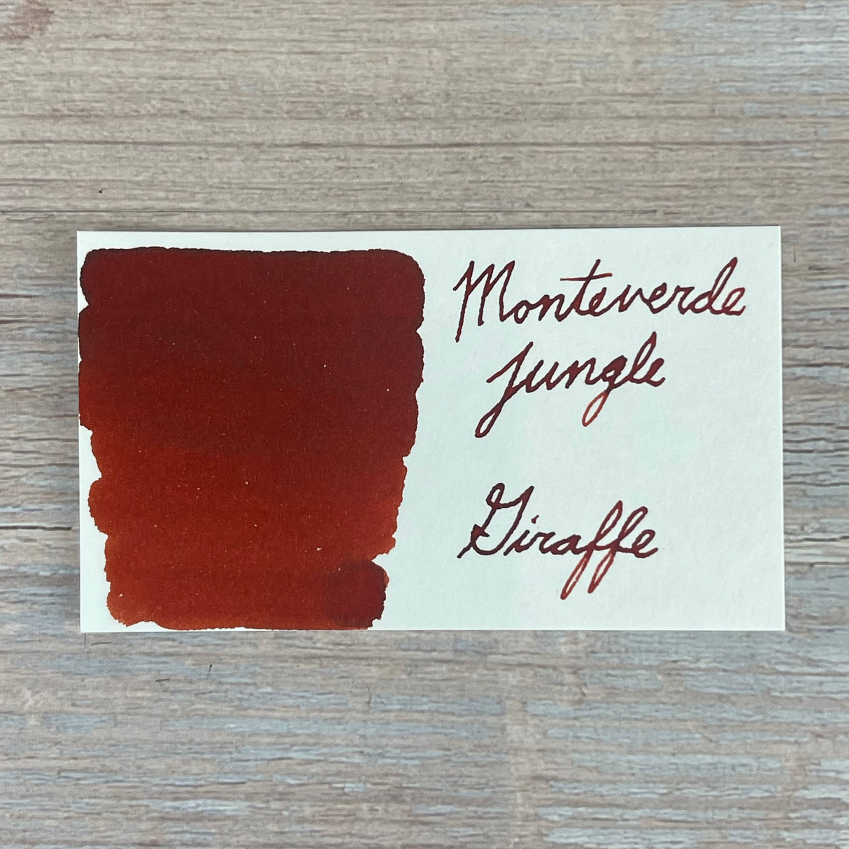 Monteverde Jungle Ink Collection Giraffe (Orange) - 30ml Bottled Ink