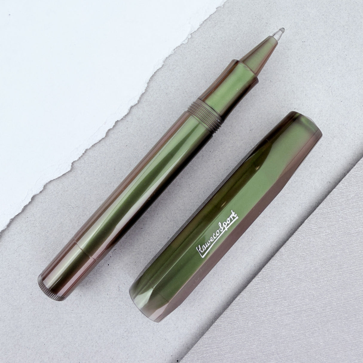 Kaweco Lunar Sport Rollerball Pen - Shadow Green
