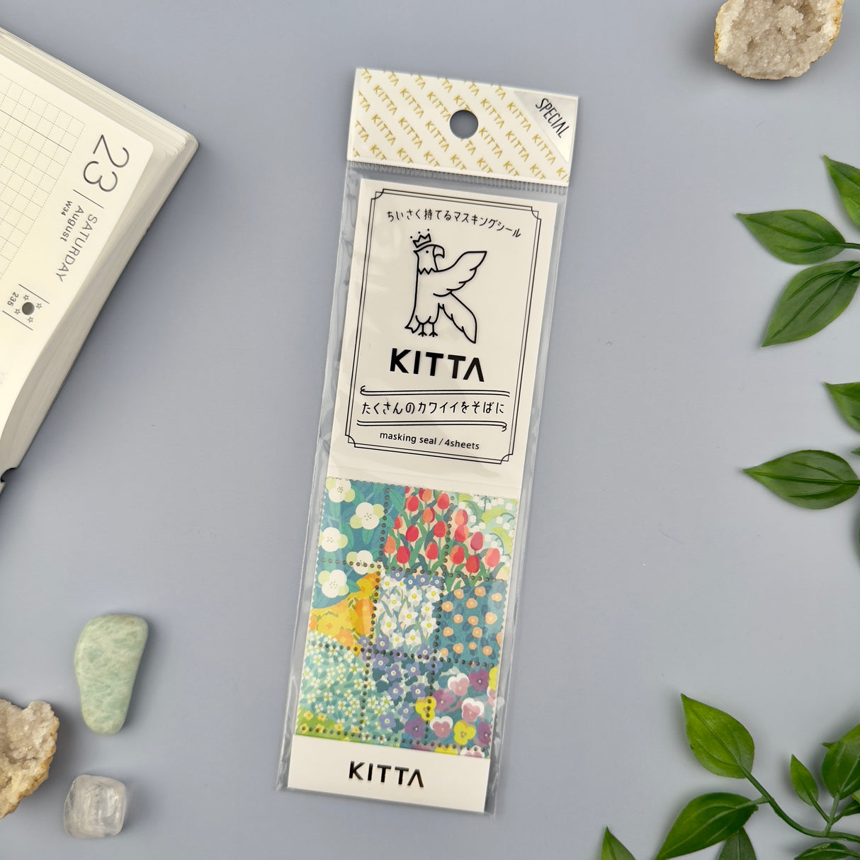 KITTA Portable Washi Decorative Tape - Special - Garden