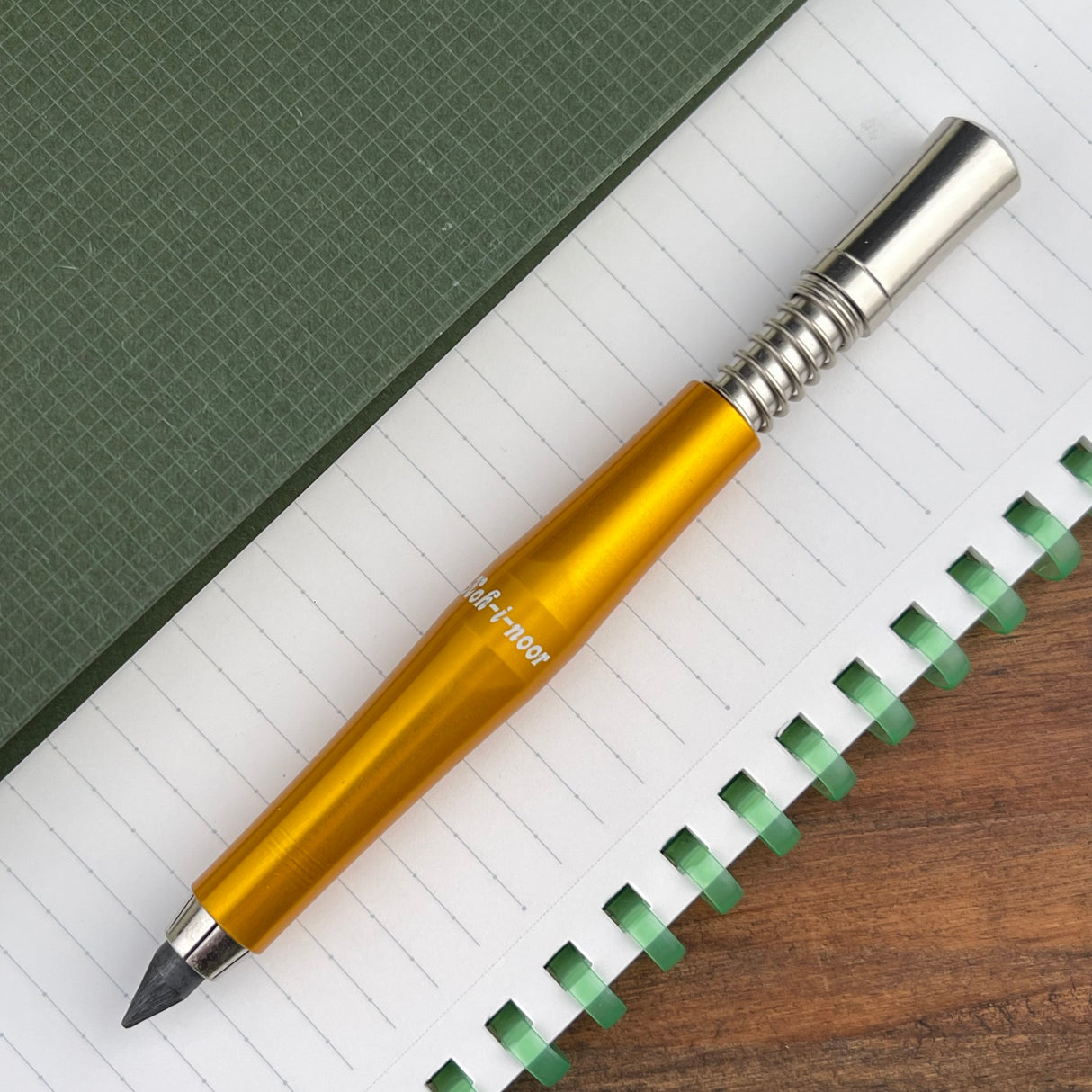 KOH-I-NOOR Spring Lead Holder - Yellow