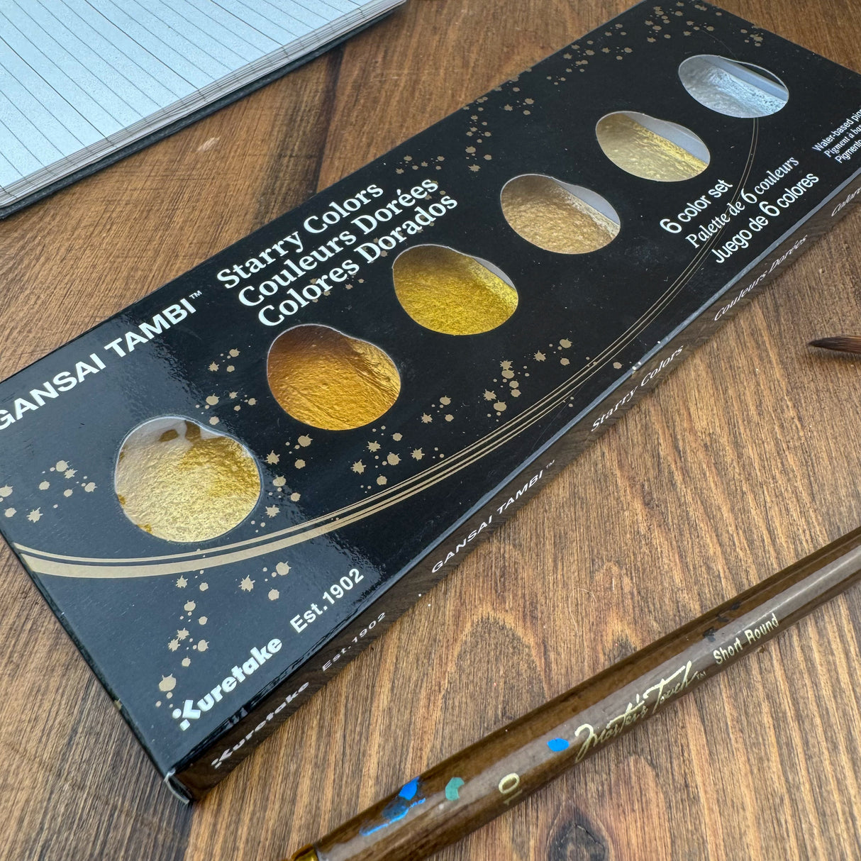 Kuretake Gansai Tambi 6 Color Set - Starry Night