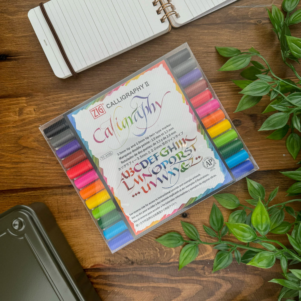 Kuretake Zig Calligraphy II Markers (Set of 12)