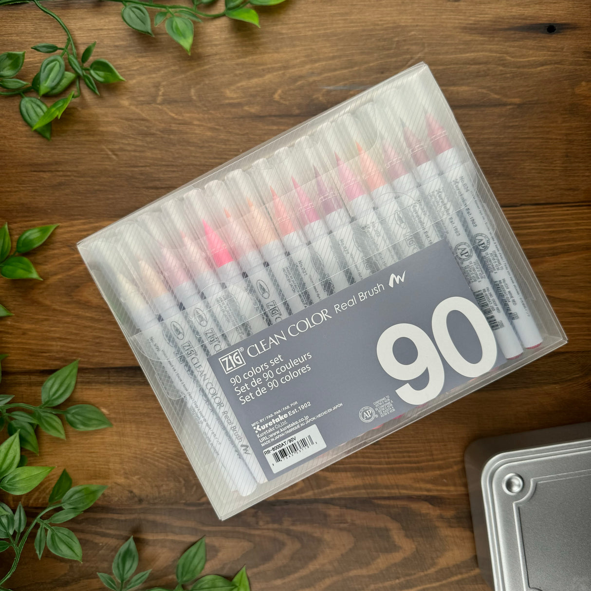 Kuretake Zig Clean Real Brush Markers (Set of 90)
