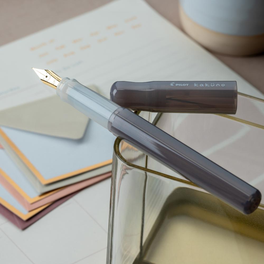 Pilot Kakuno Fountain Pen - Nimbus Gray