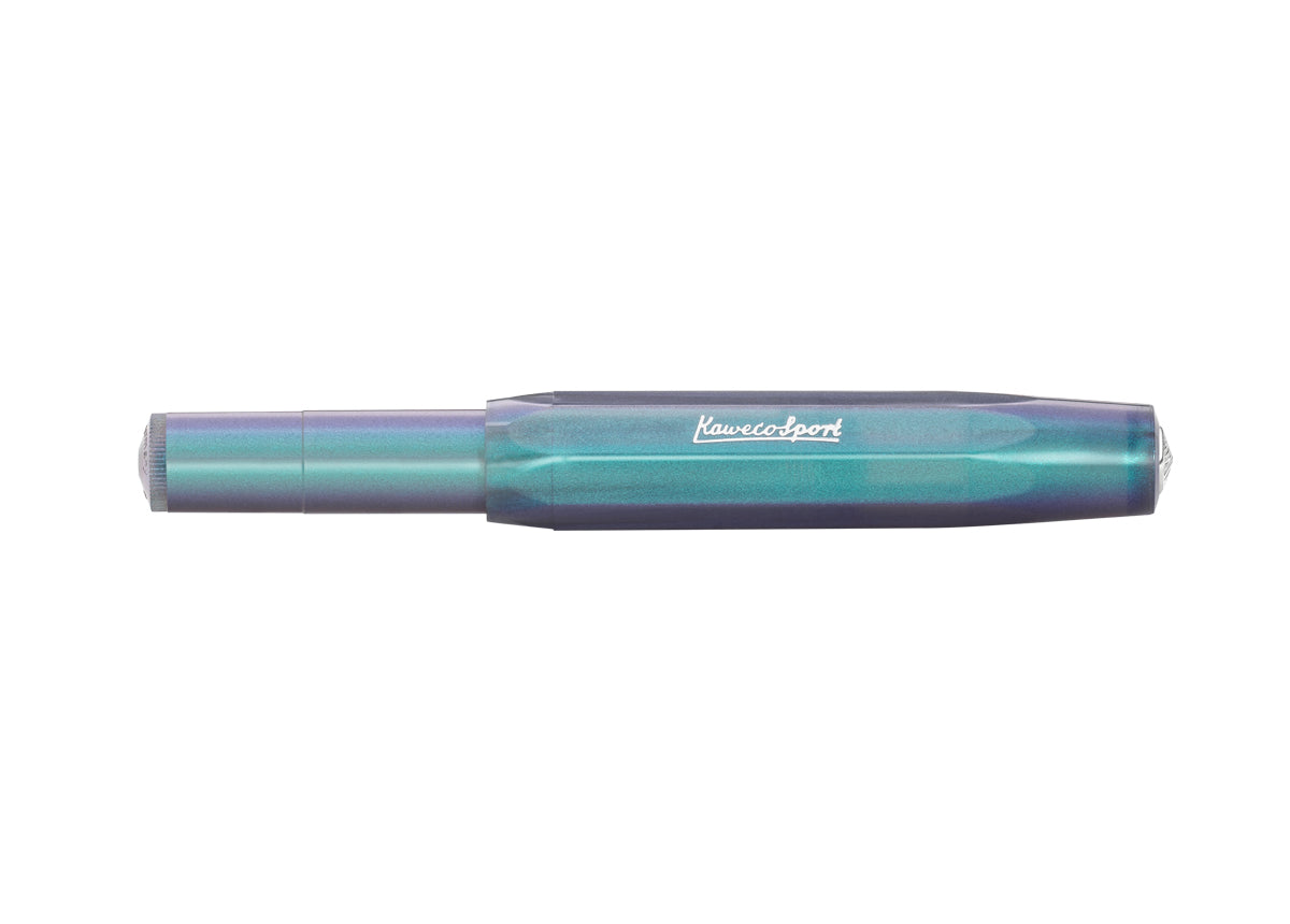Kaweco Lunar Sport Fountain Pen - Shadow Blue, capped
