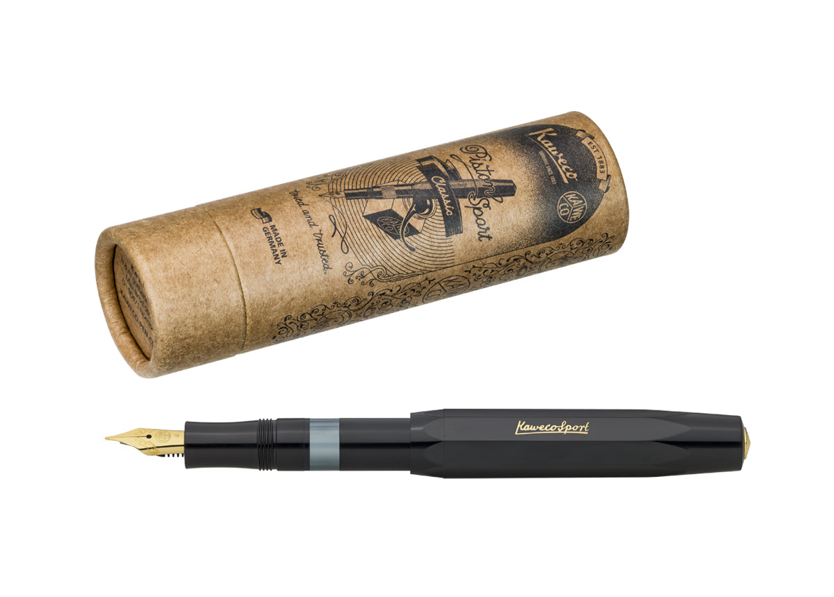 Kaweco Piston Classic Sport Fountain Pen - Black