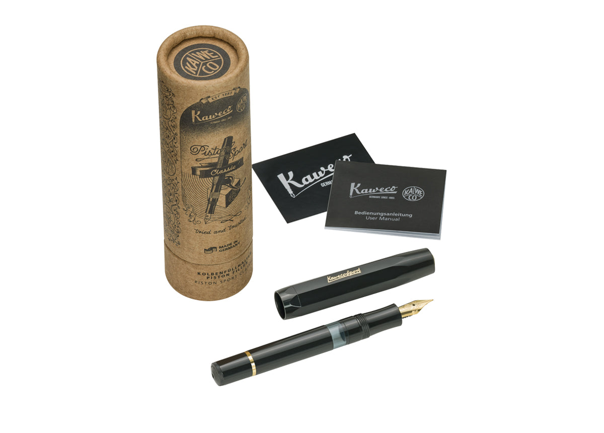 Kaweco Piston Classic Sport Fountain Pen - Black