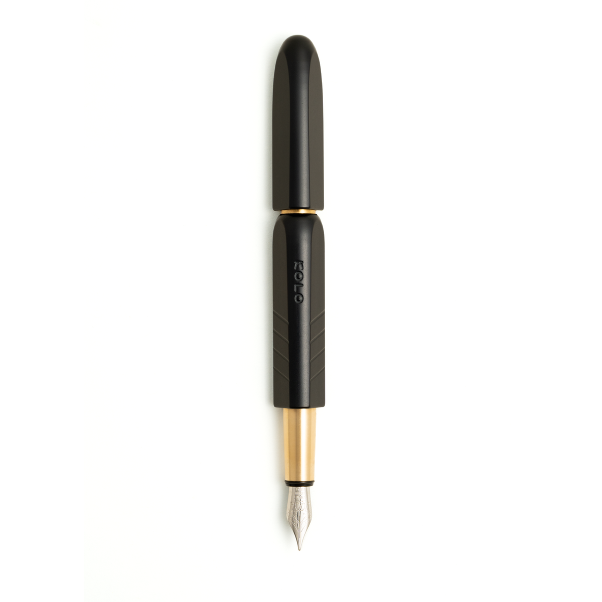 Kolo Tino Fountain Pen - Anodized Aluminum Noir