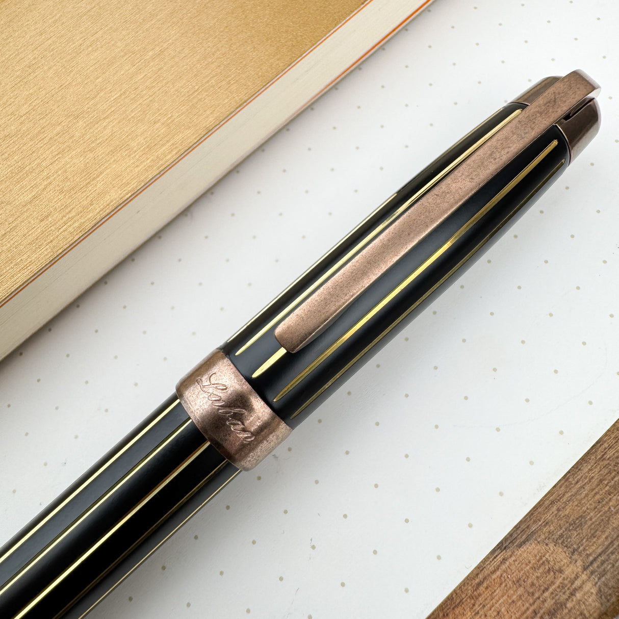 Laban Antique II Fountain Pen - Rose Gold