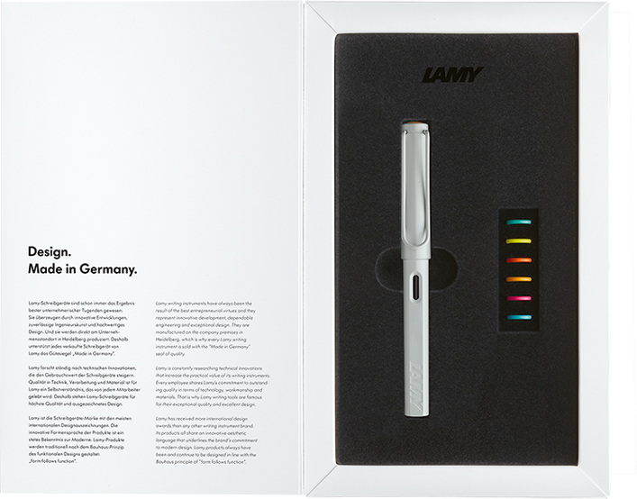 Lamy Safari Multi Ring Fountain Pen - White