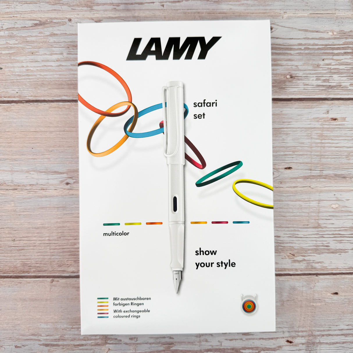 Lamy Safari Multi Ring Fountain Pen - White