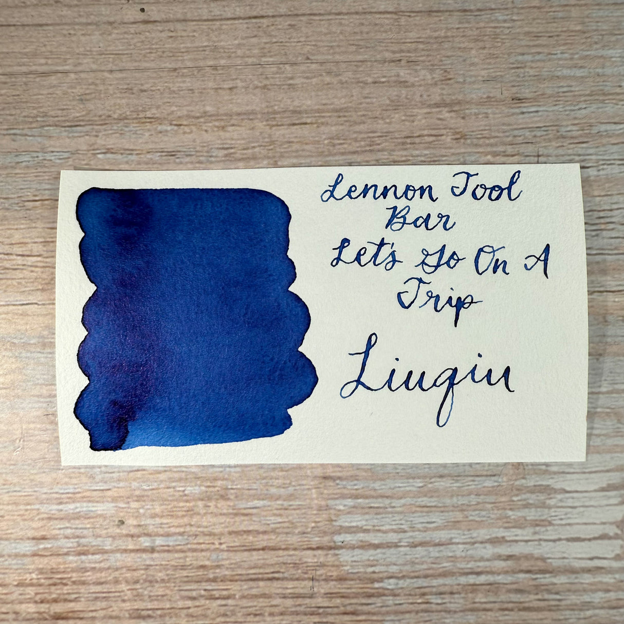 Lennon Tool Bar Liuqiu - 30ml Bottled Ink