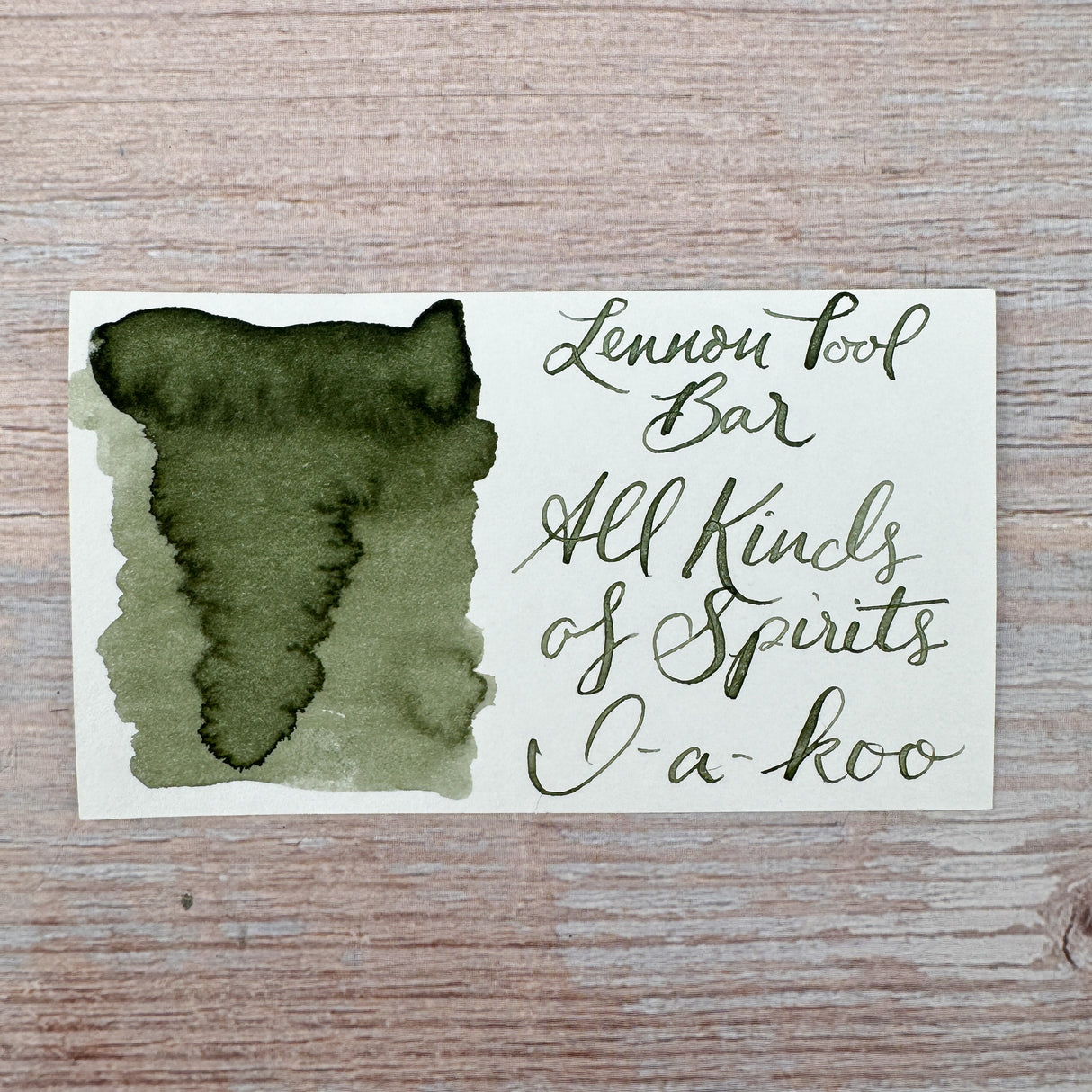 Lennon Tool Bar Aunt Chair - 30ml Bottled Ink