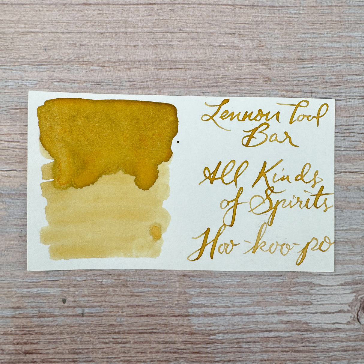 Lennon Tool Bar Hoo-Koo-Po - 30ml Bottled Ink