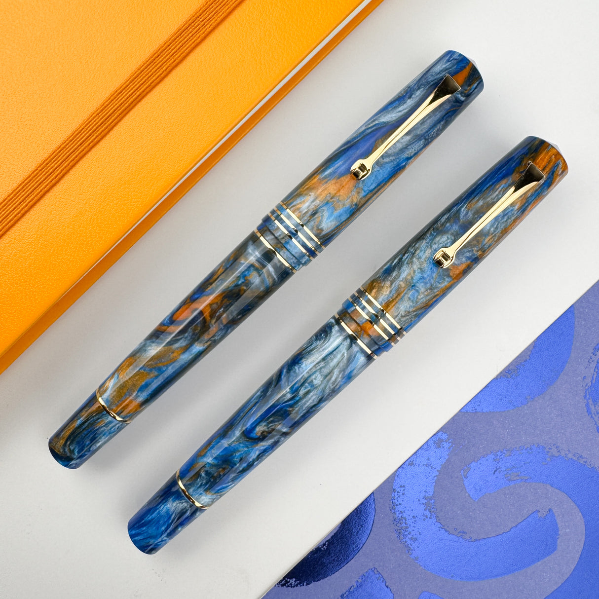 Leonardo Momento Momento Zero Grande 2.0 Fountain Pen - Ocean Sunrise