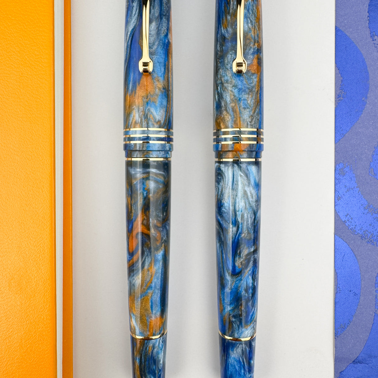 Leonardo Momento Momento Zero Grande 2.0 Fountain Pen - Ocean Sunrise