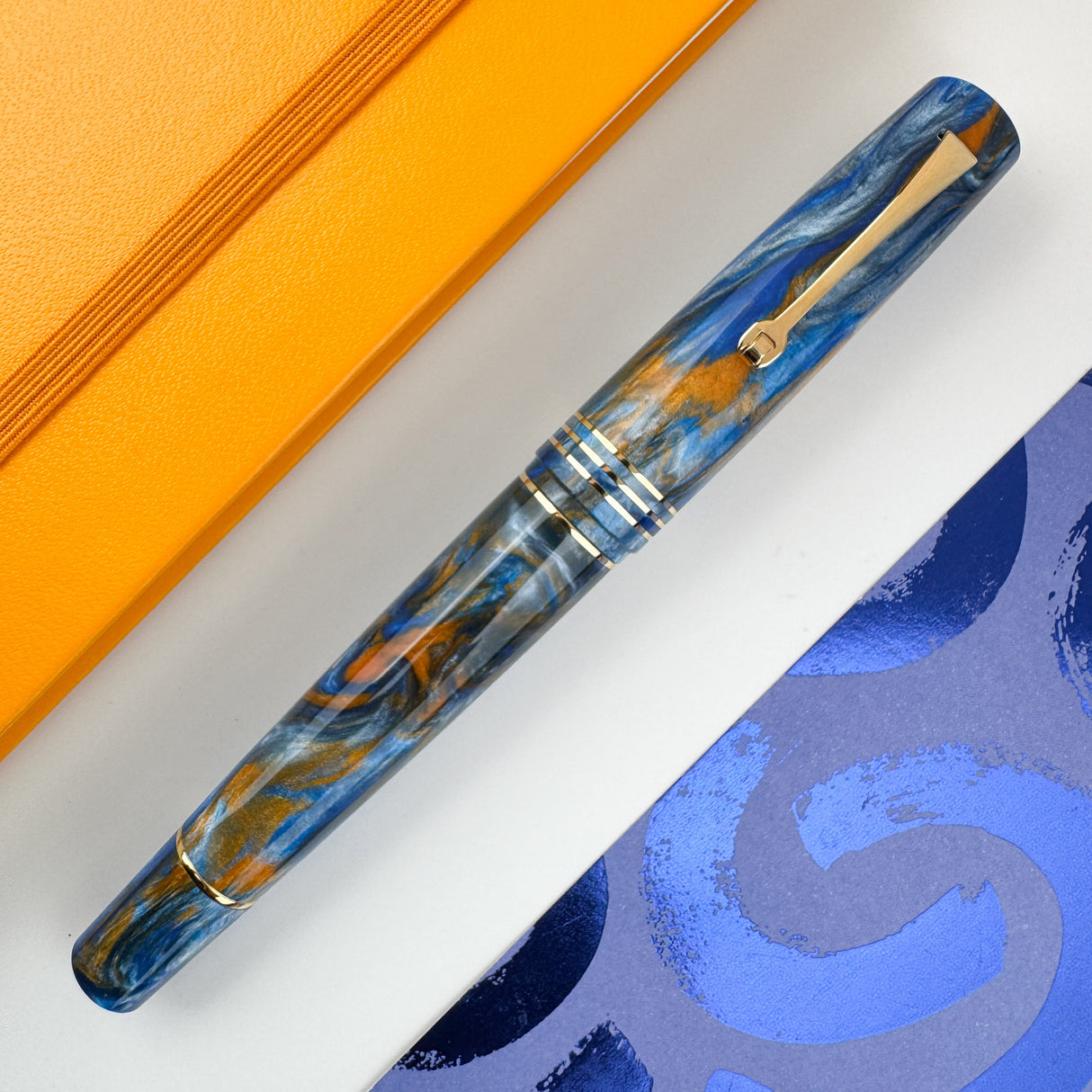 Leonardo Momento Momento Zero Grande 2.0 Fountain Pen - Ocean Sunrise
