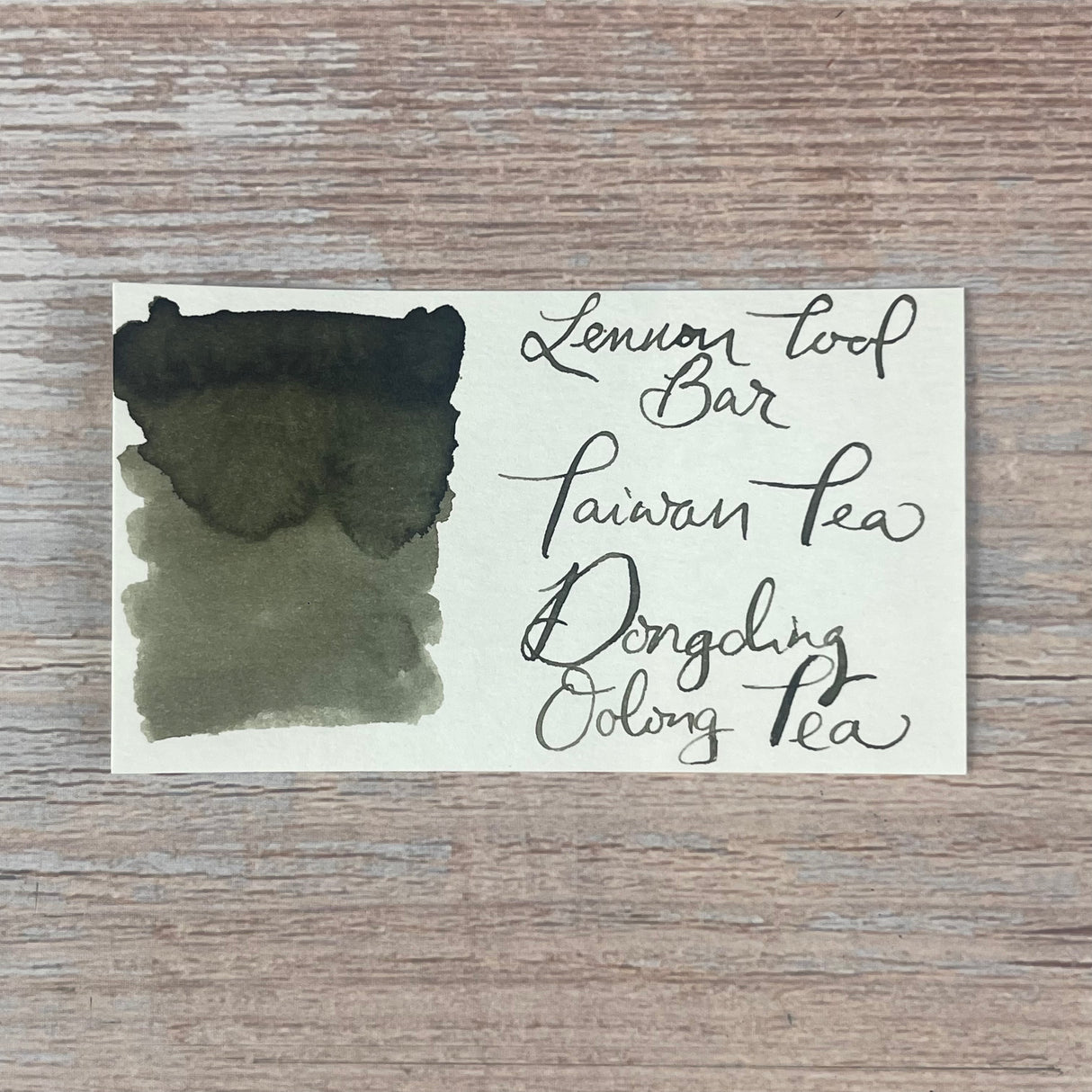 Lennon Tool Bar Dongding Oolong Tea- 35ml Bottled Ink