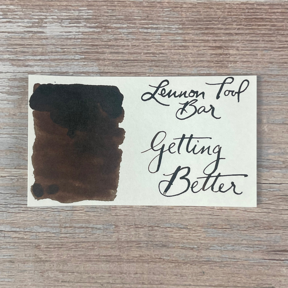 Lennon Tool Bar Getting Better - 30ml Bottled Ink