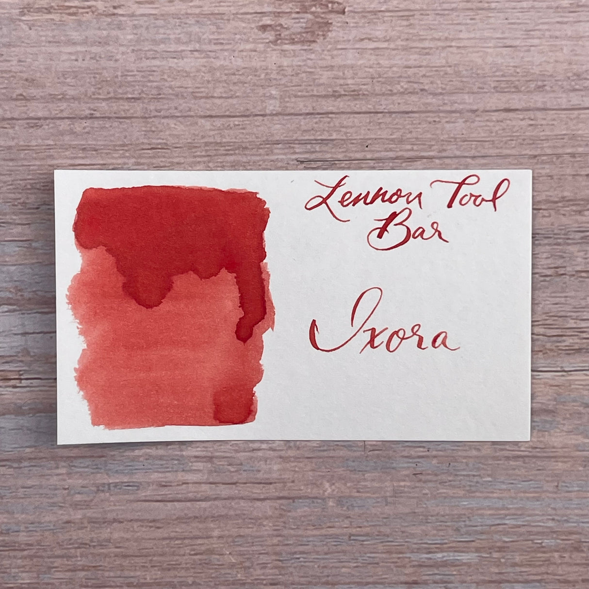 Lennon Tool Bar Ixora - 30ml Bottled Ink