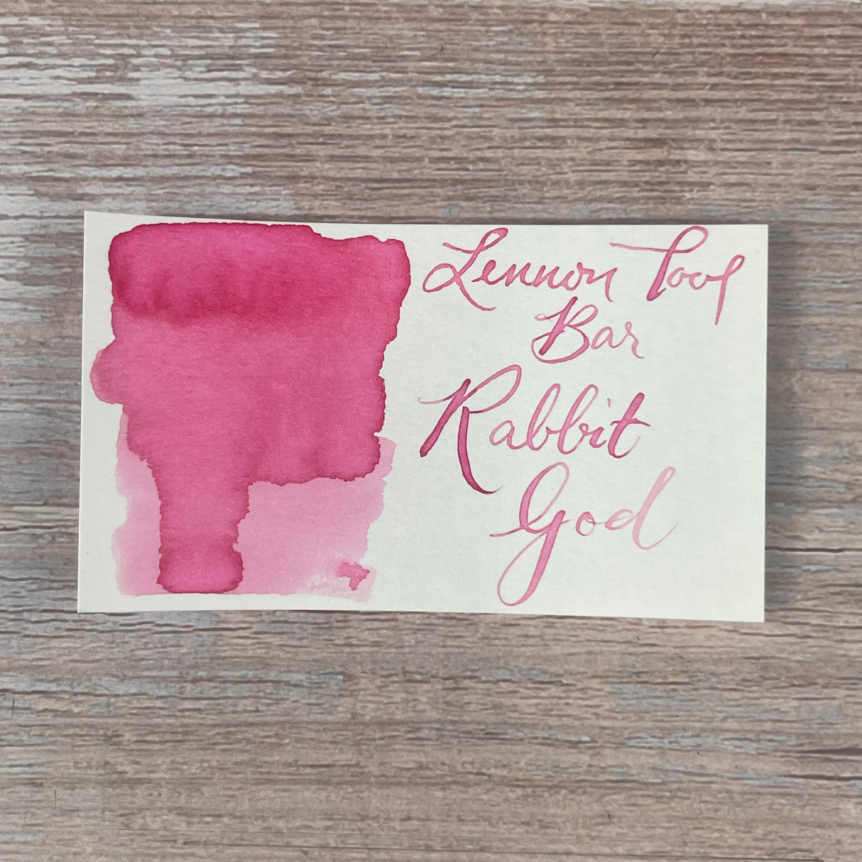 Lennon Tool Bar Rabbit God - 30ml Bottled Ink