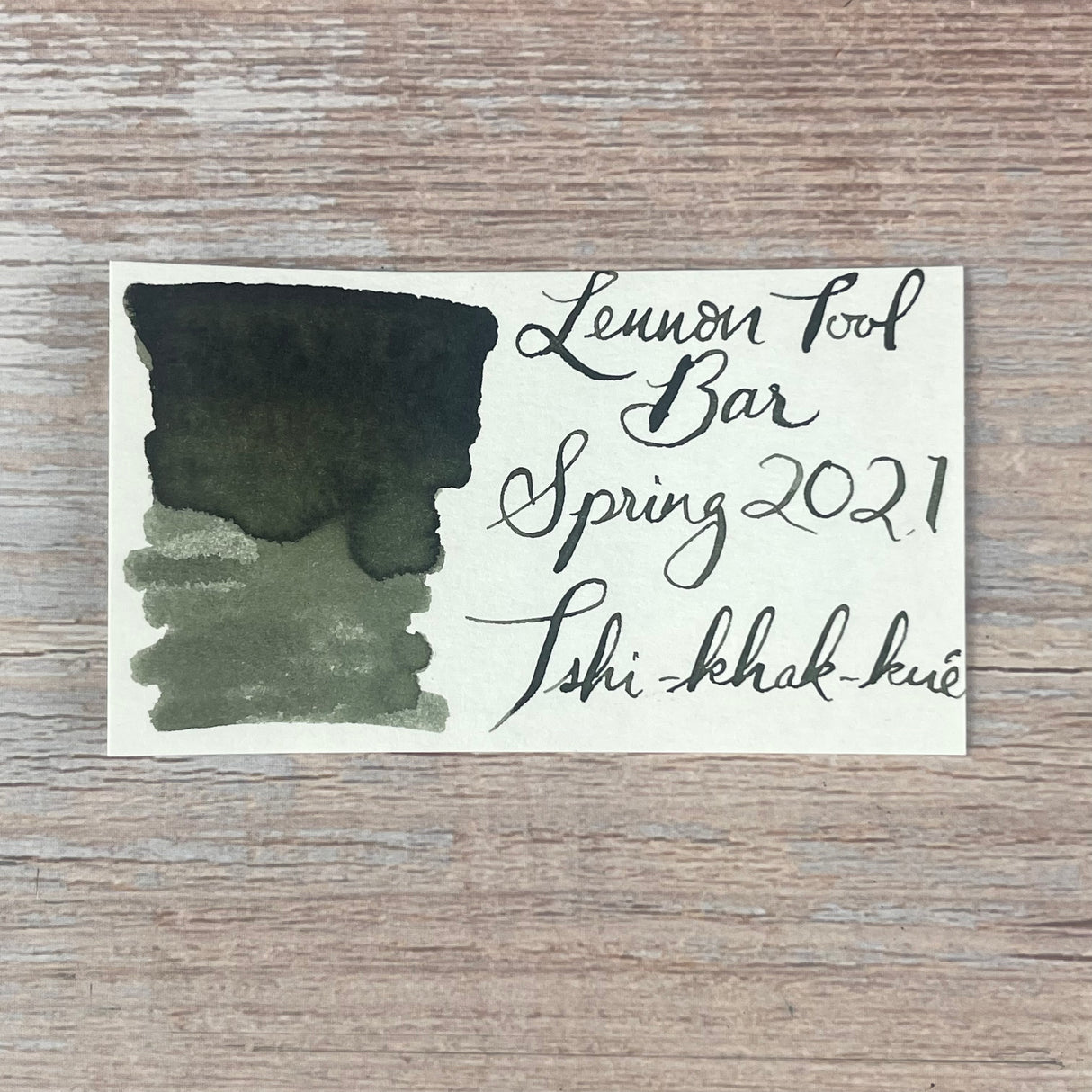 Lennon Tool Bar Tshi-khak-kue - 35ml Bottled Ink