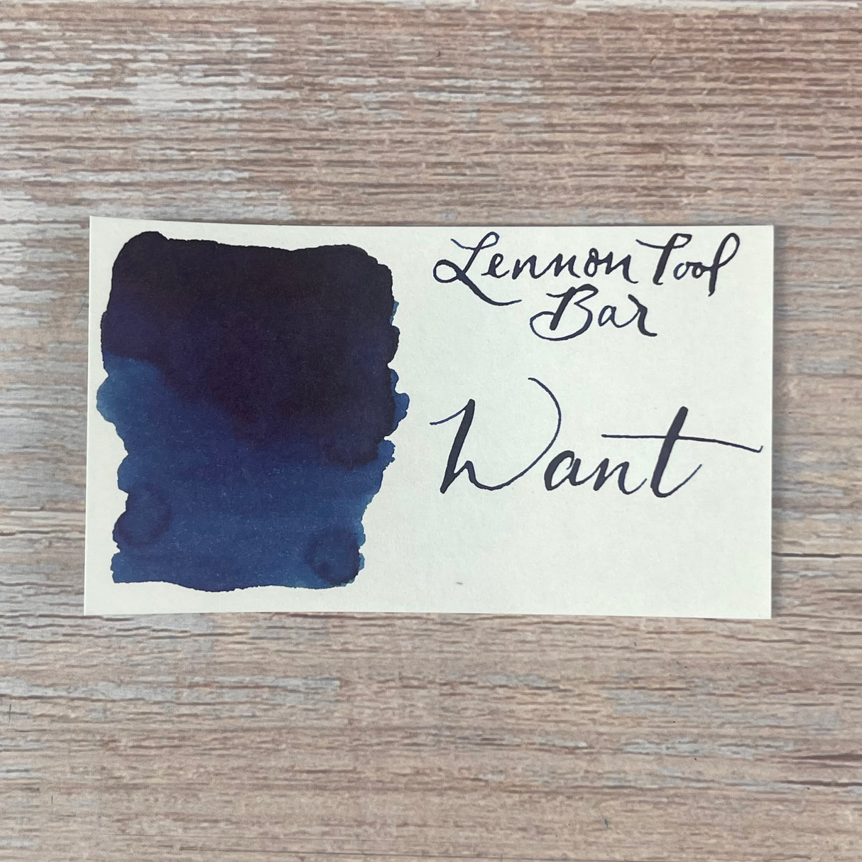 Lennon Tool Bar Want - 30ml Bottled Ink