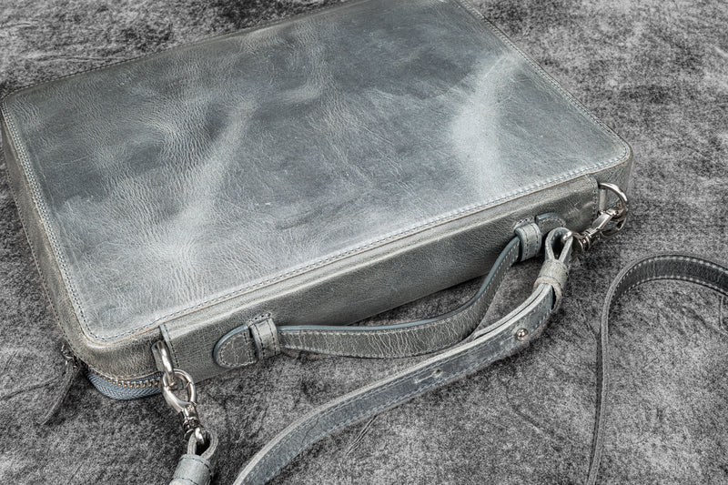 Galen leather Leather Compendium Bag - A4