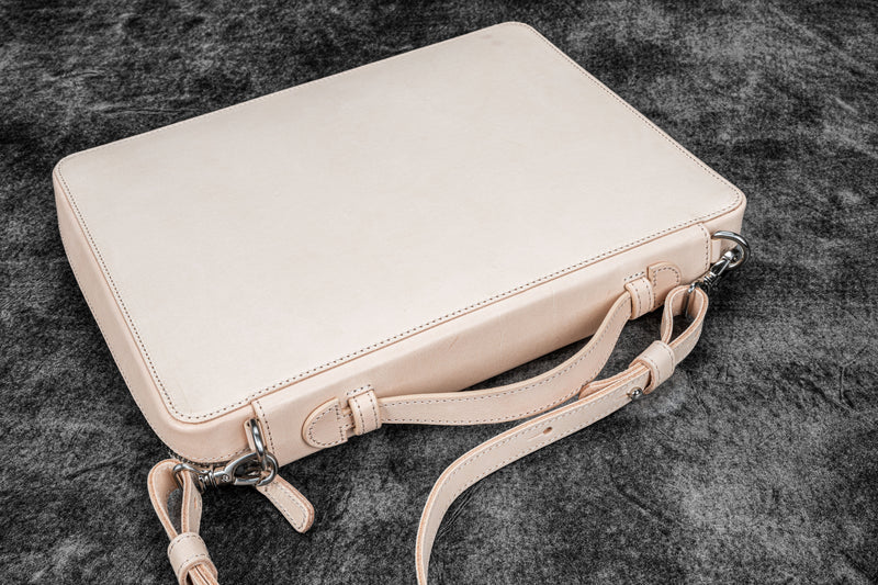 Galen leather Leather Compendium Bag - A4
