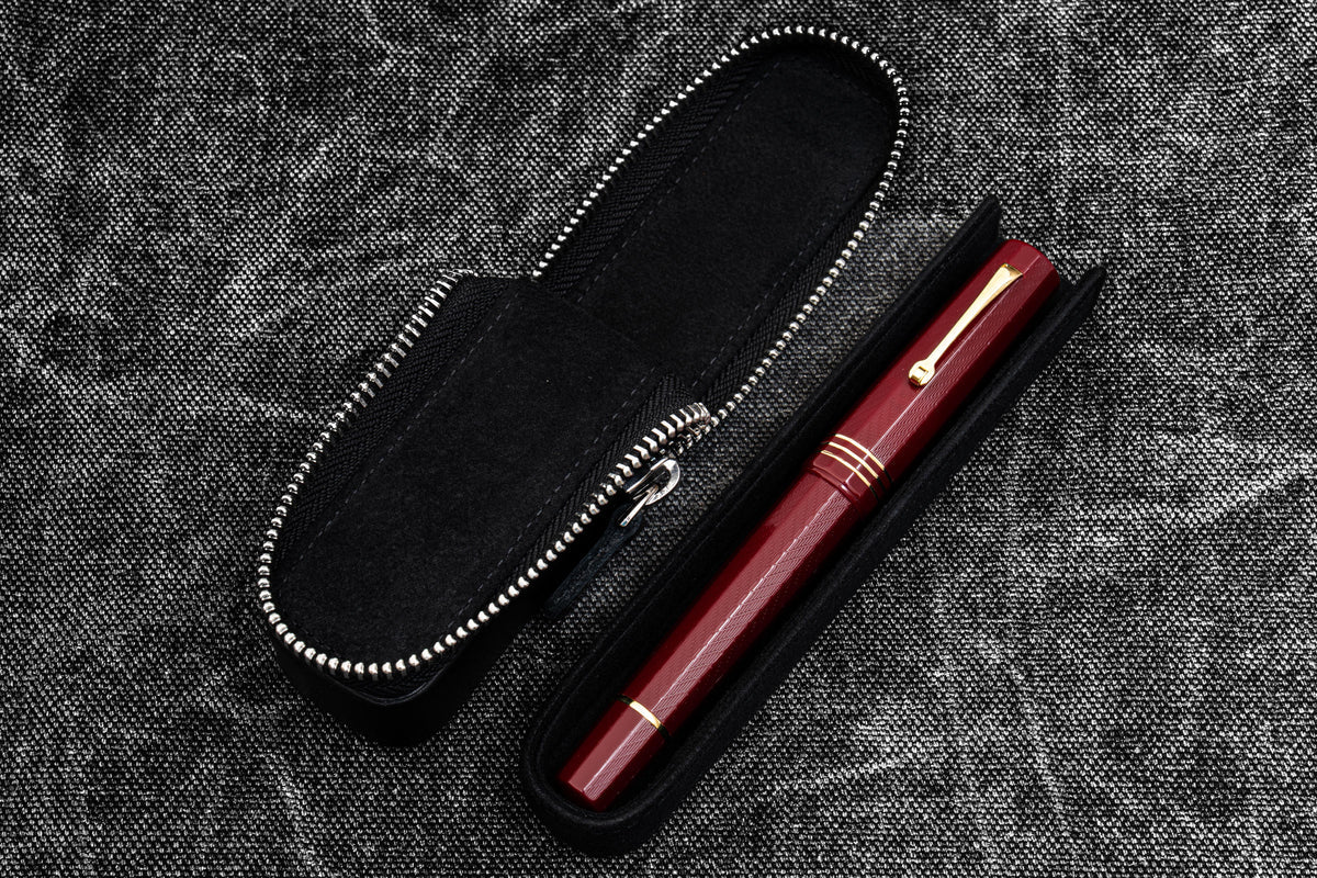 Galen Leather Zippered Magnum Opus Single Hard Case