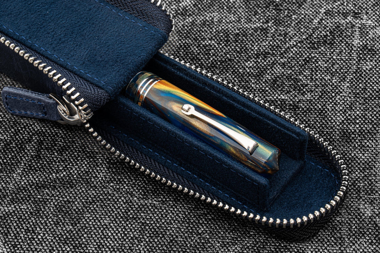 Galen Leather Zippered Magnum Opus Single Hard Case